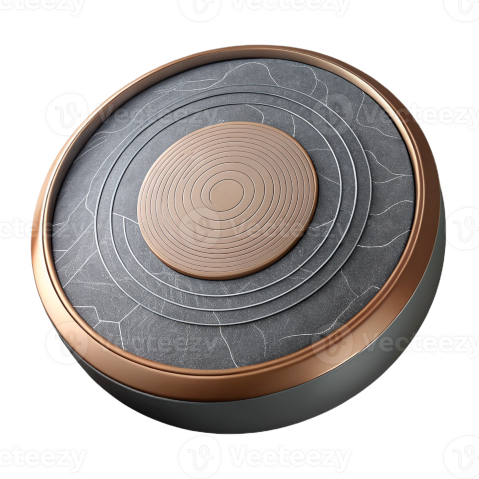 vibrant artistic Wireless Charging Pad Top View Transparent Background genuine png