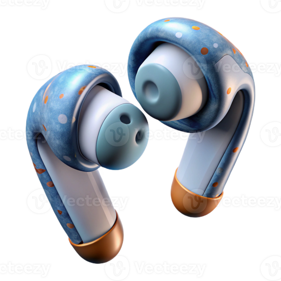 beautiful classic Wireless Earbuds with Noise Cancellation Cutout exclusive png