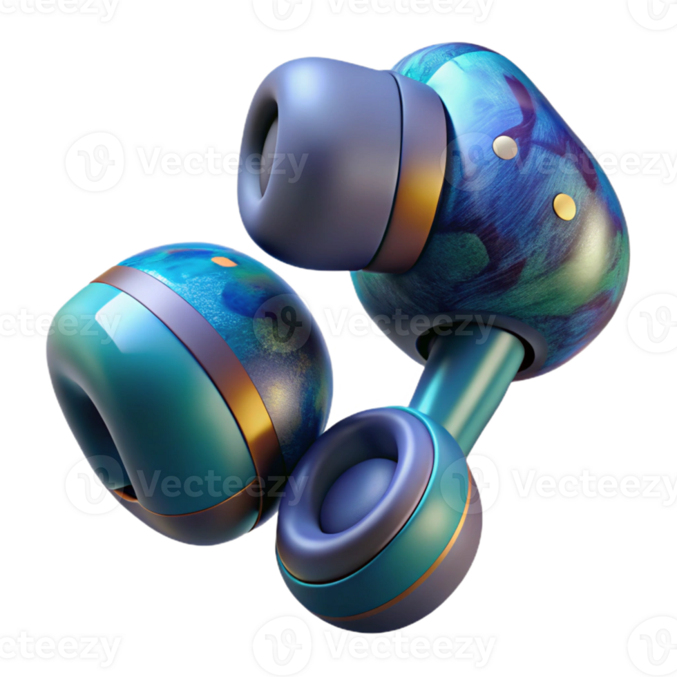wonderful modern Wireless Earbuds with Secure Fit Transparent Background professional png