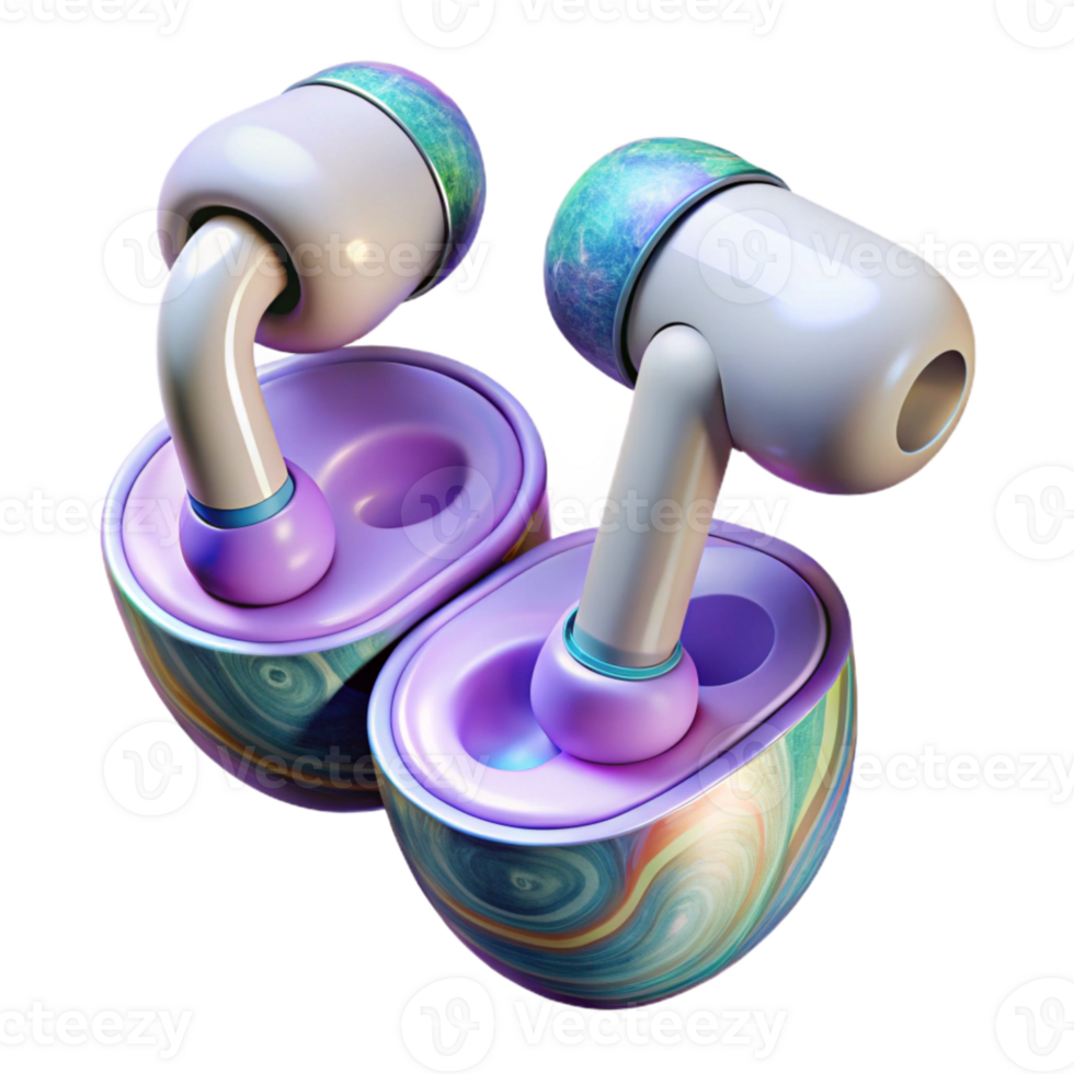 stunning modern Wireless Earbuds with Touch Controls Cutout png