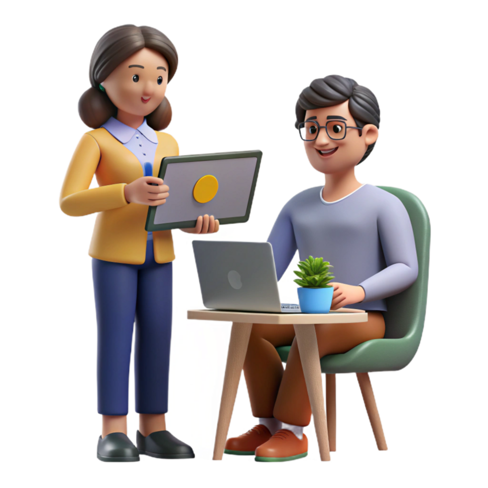 magnificent rustic Woman Sharing Screen During Online Meeting Cutout high resolution png