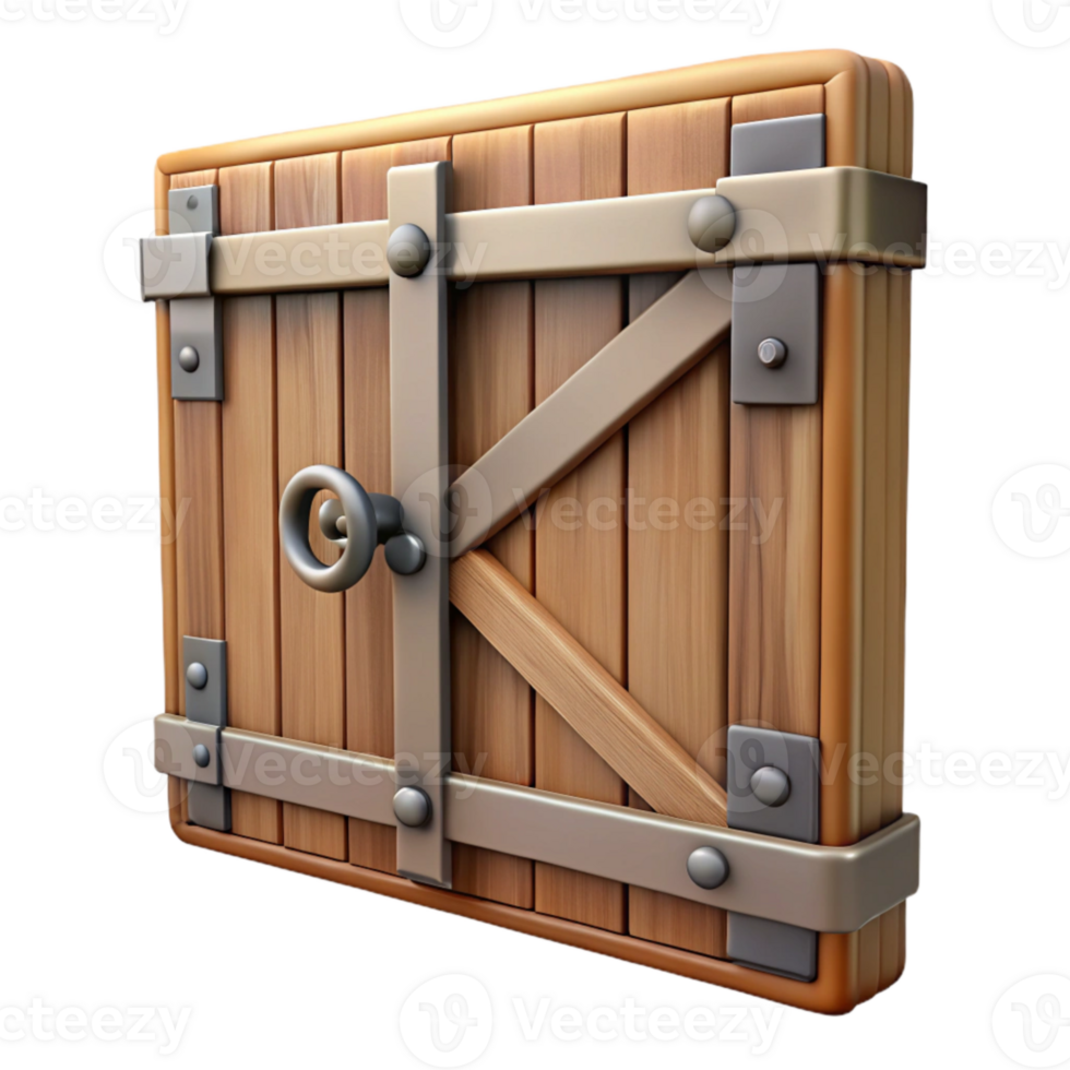 wonderful minimalist Wooden Barn Door Sliding Mechanism Transparent Background original png