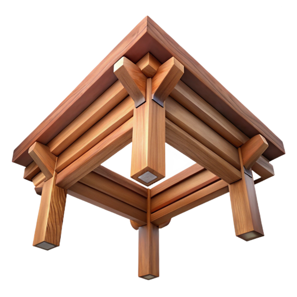 extraordinary creative Wooden Beams in Ceiling Isolated Element professional png