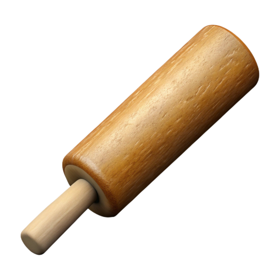 vibrant abstract Wooden Dowel Rod Isolated Cutout on Transparent Background high quality png