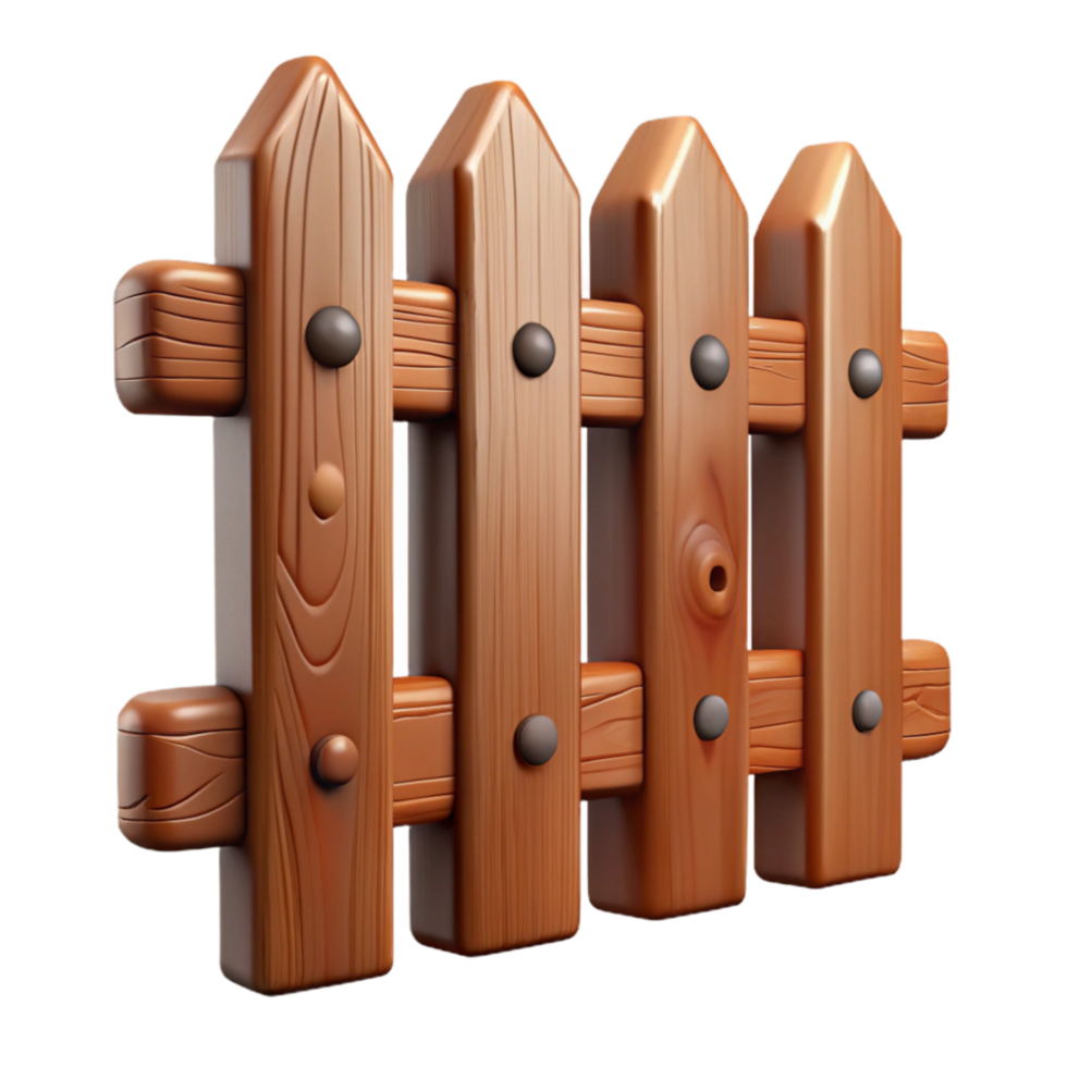 wonderful abstract Wooden Fence Transparent Background Rustic Wood premium png