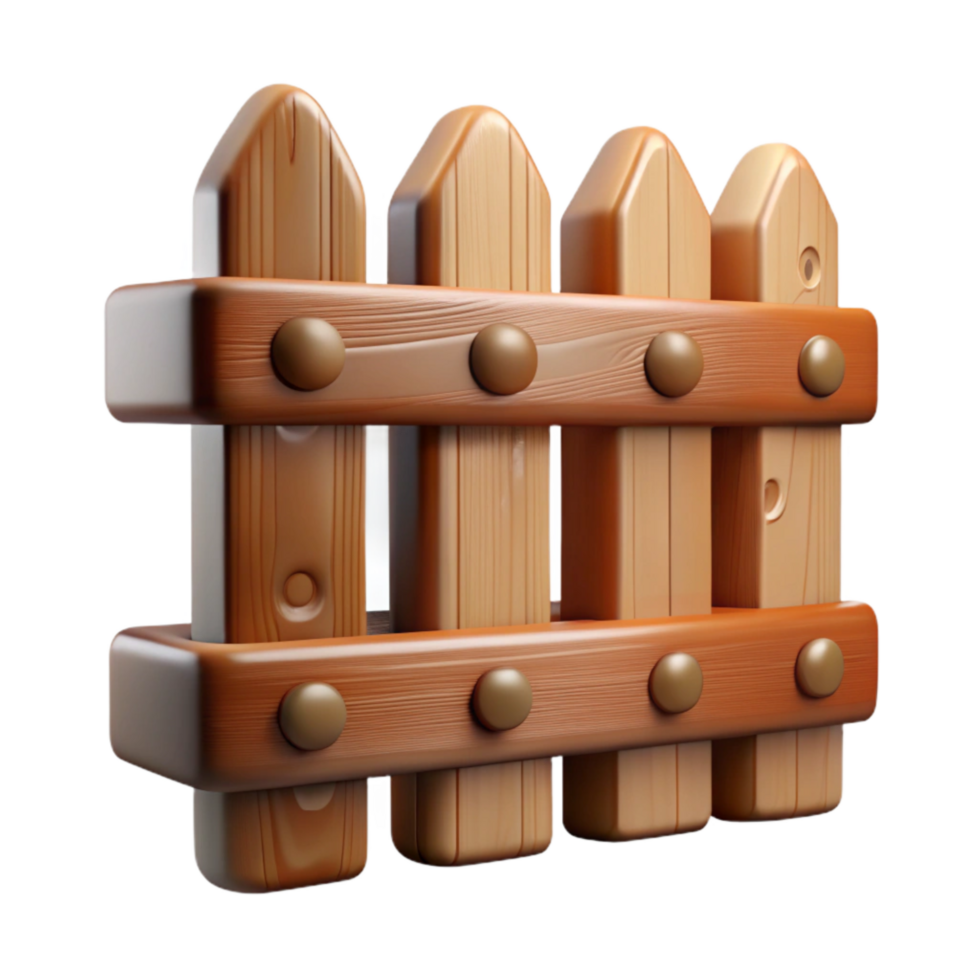 vibrant abstract Wooden Fence with Gate Cutout genuine png