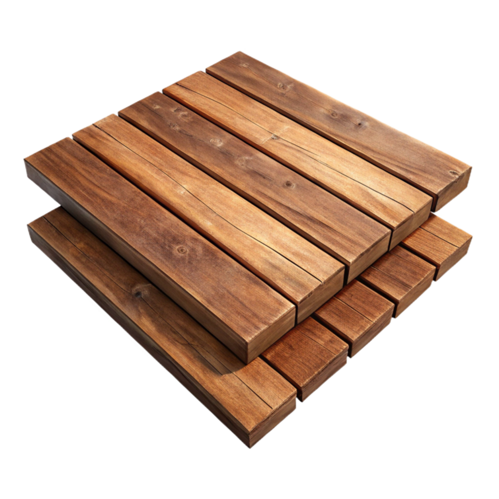 serene artistic Wooden Flooring Planks Arranged Isolated exclusive png