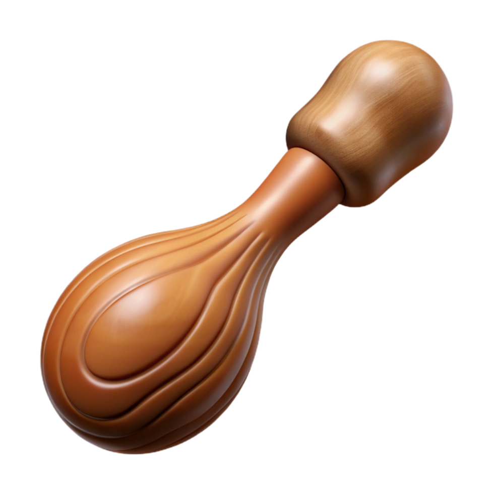 wonderful vintage Wooden Massage Stick Smooth Surface Cutout exclusive png