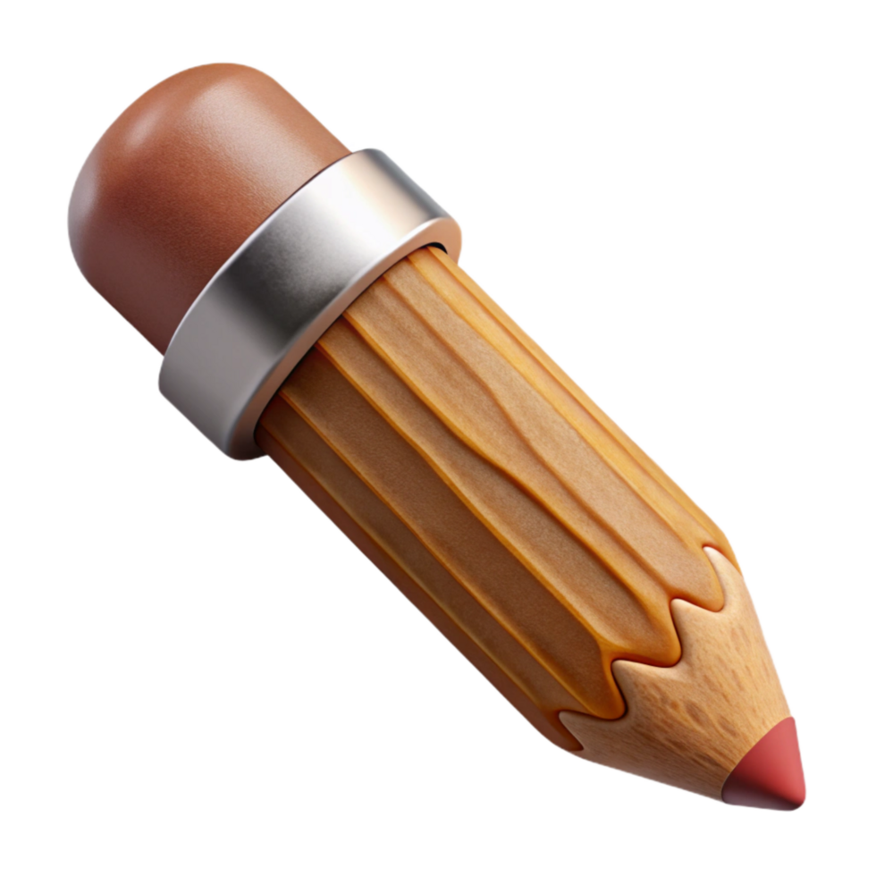 impressive creative Wooden Pencil with Shavings Cutout png