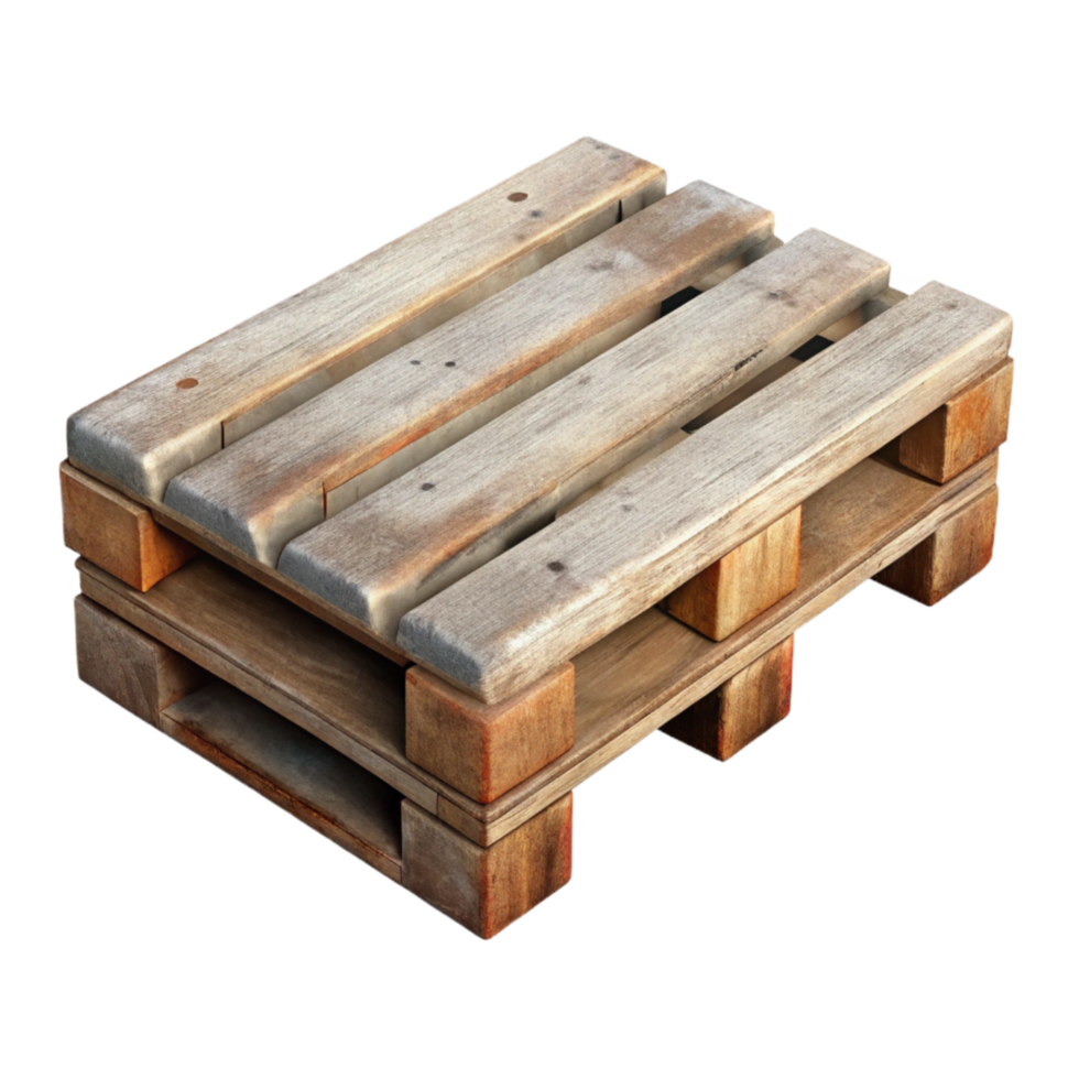 stunning rustic Wooden Pallet Distressed Style Isolated Transparent Background exclusive png