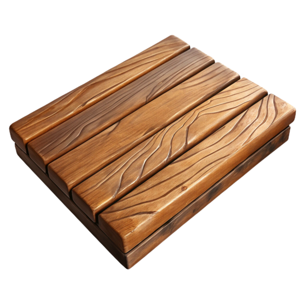 beautiful traditional Wooden Plank Textured Surface Transparent Background high resolution png