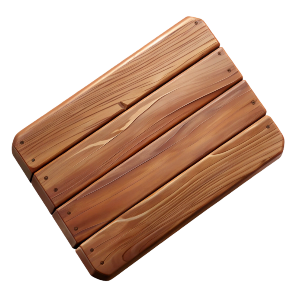 wonderful minimalist Wooden Plank Texture Top View Isolated premium png