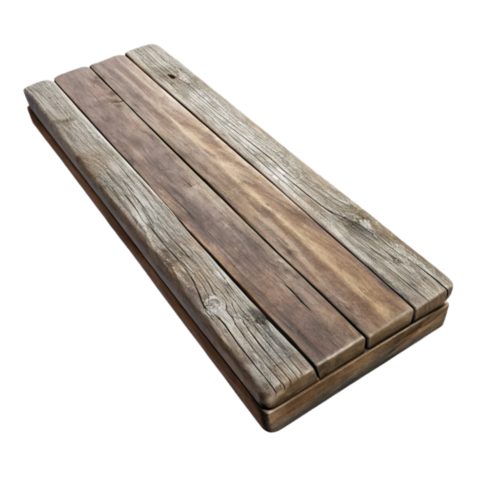 beautiful abstract Wooden Plank Weathered Texture Isolated Transparent Background png