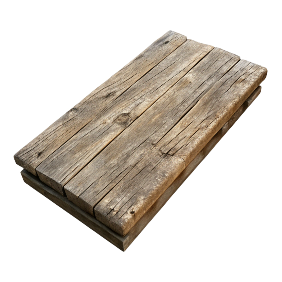 dramatic minimalist Wooden Plank Weathered Texture Isolated Transparent Background detailed png