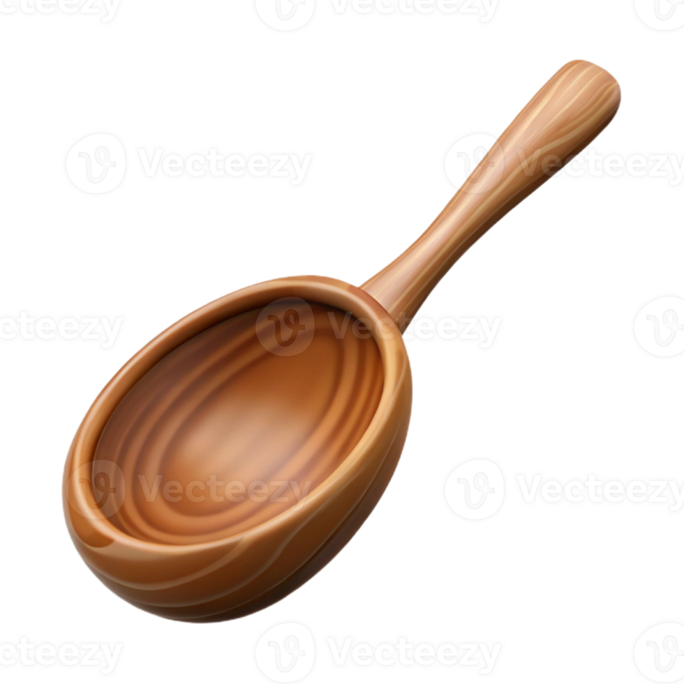 extraordinary classic Wooden Spoon Carving in Progress Isolated genuine png