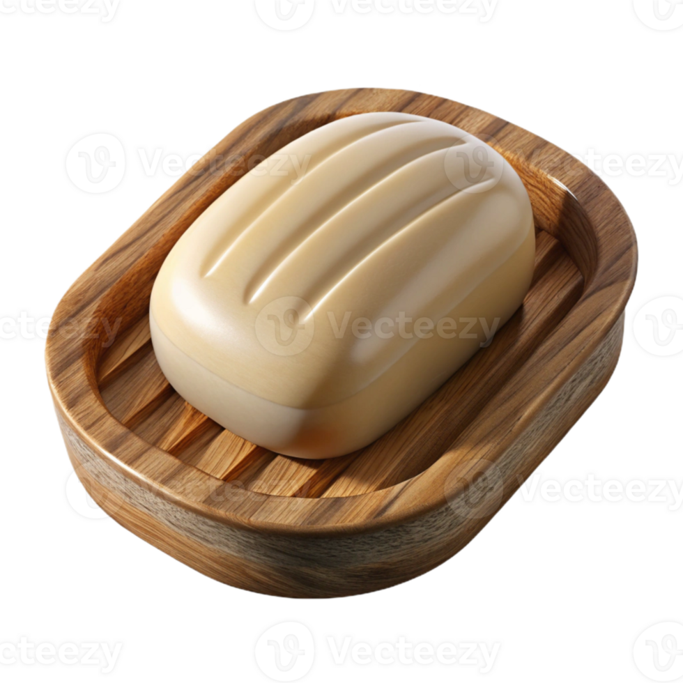 impressive abstract Wooden Soap Dish with Natural Soap Transparent original png
