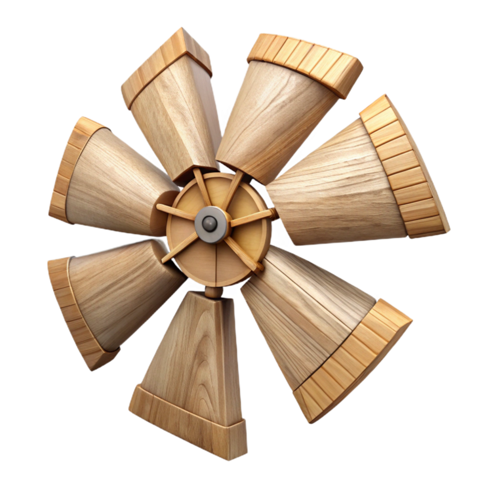 beautiful contemporary Wooden Windmill Sails Transparent Turning high resolution png
