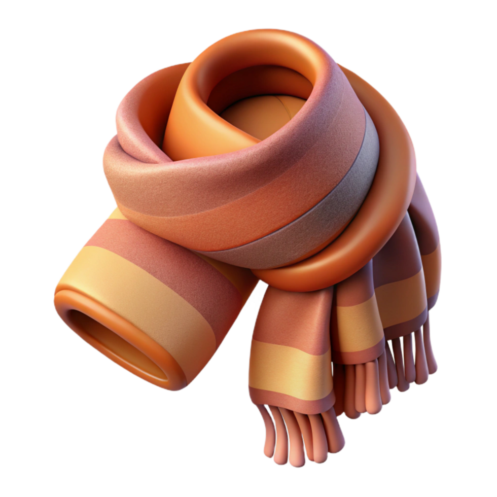 stunning modern Woolen Scarf with Fringe Detail Transparent Element original png