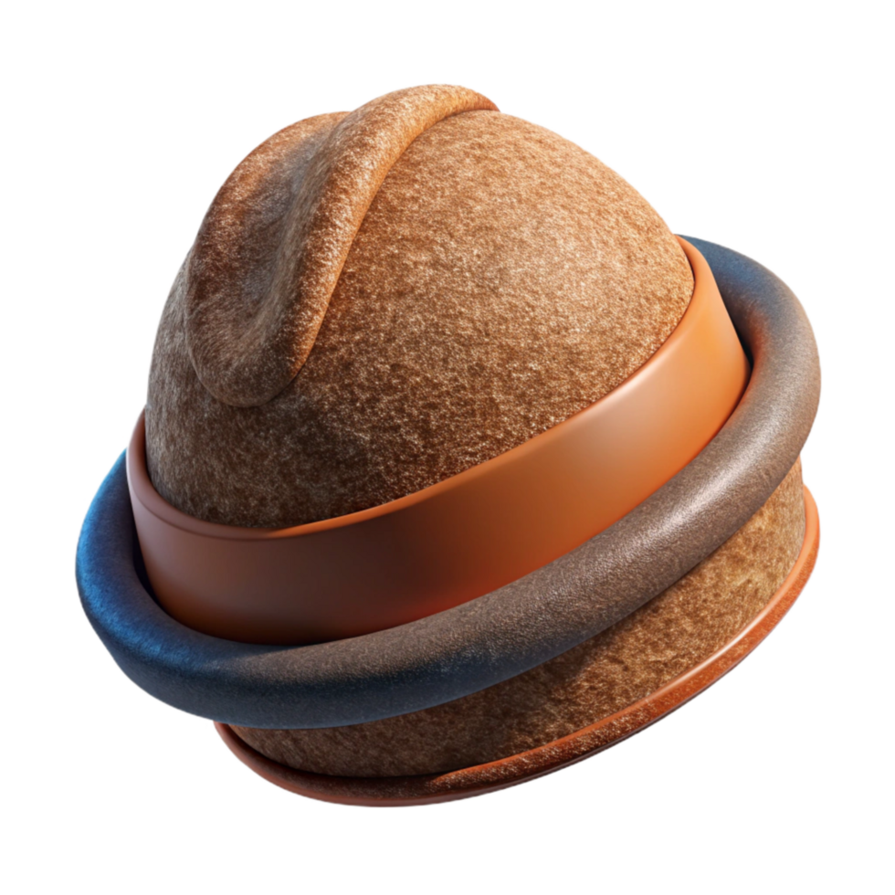 wonderful contemporary Wool Hat Lining Detail Isolated on Transparent Background detailed png