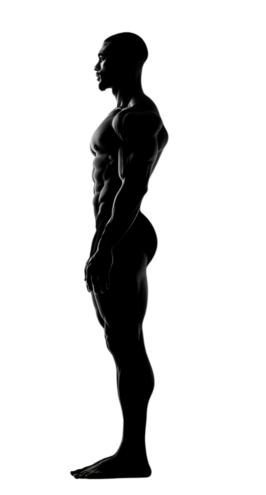 Strong physique, bodybuilder, fitness, dark background png