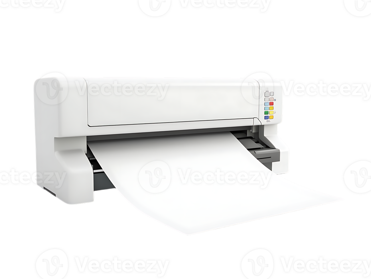 Large format printer printing a document. png