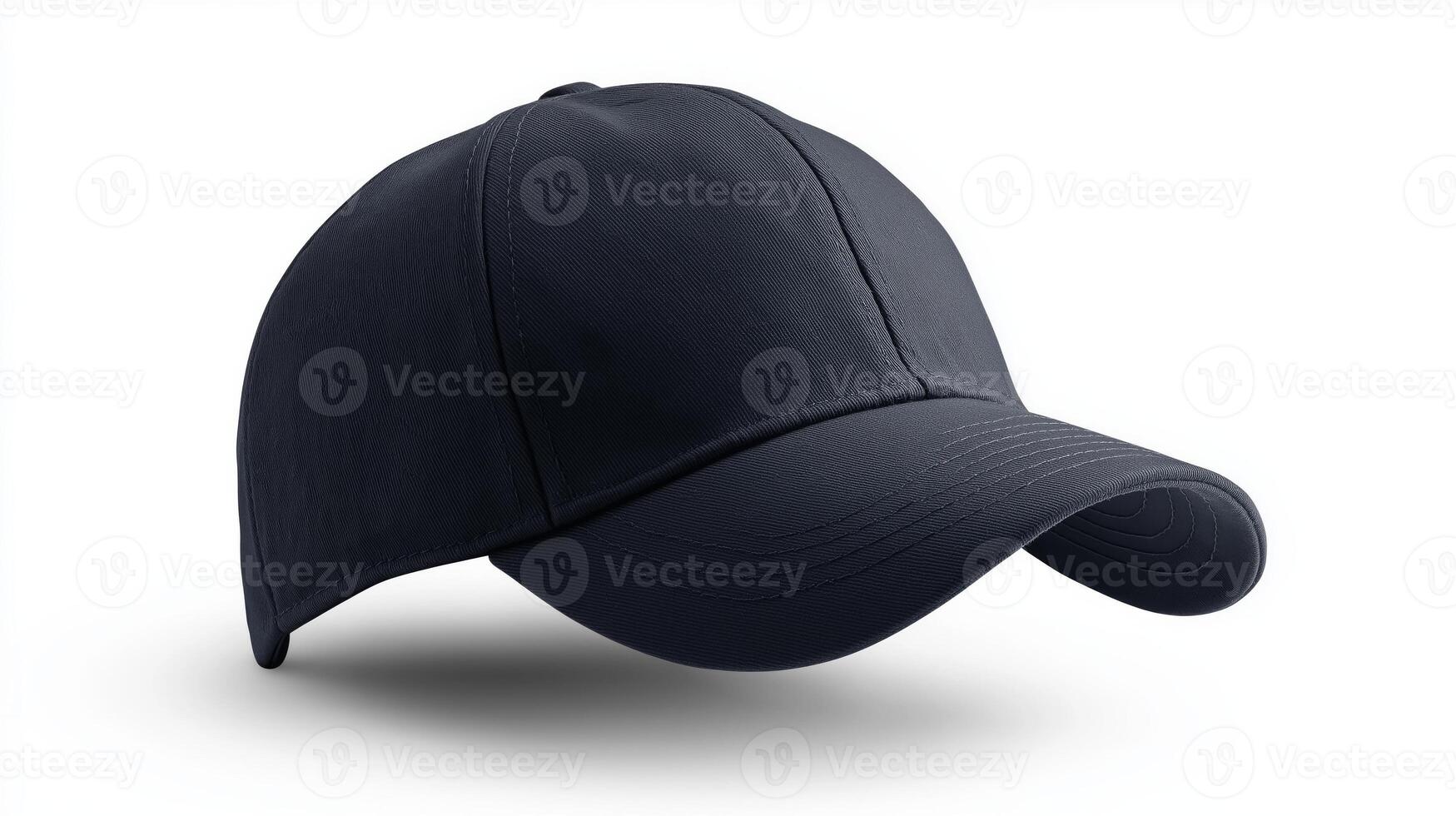 Stylish black cap with a modern design suitable for all occasions photo