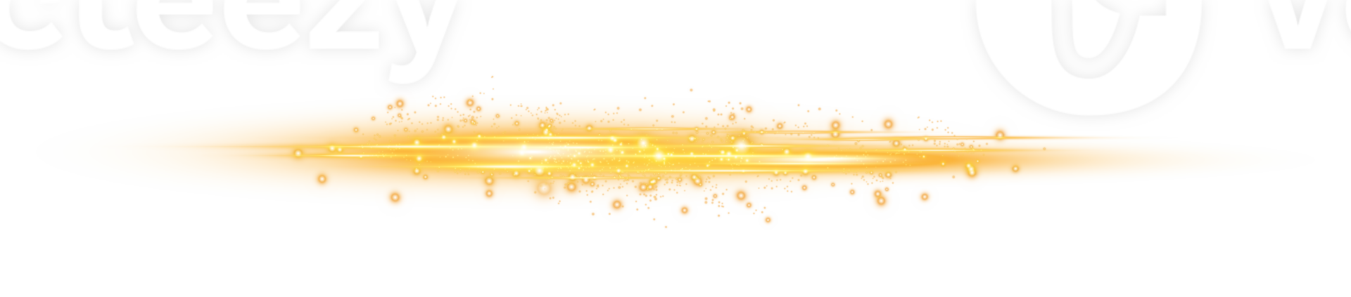 Yellow horizontal lens flares. Laser beams, horizontal light rays. Beautiful light flares. Glowing streaks on transparent background png
