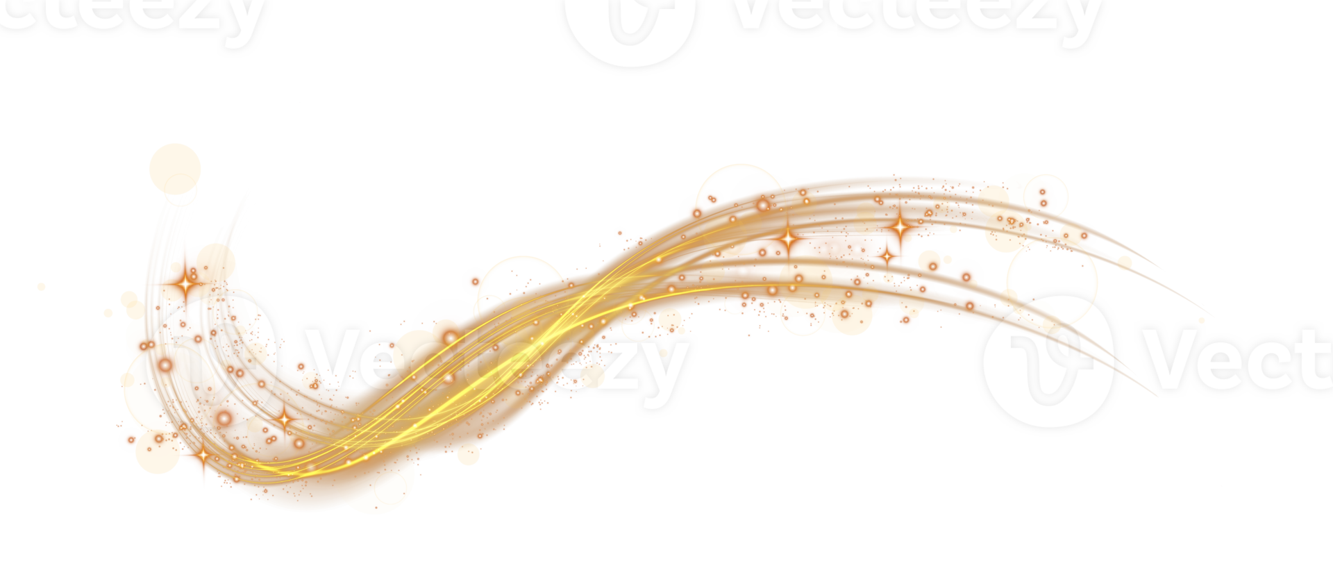 Golden glowing shiny lines effect. Luminous golden lines of speed. Light glowing effect. Light trail wave, fire path trace line and incandescence curve twirl. . Illustration number 85 png