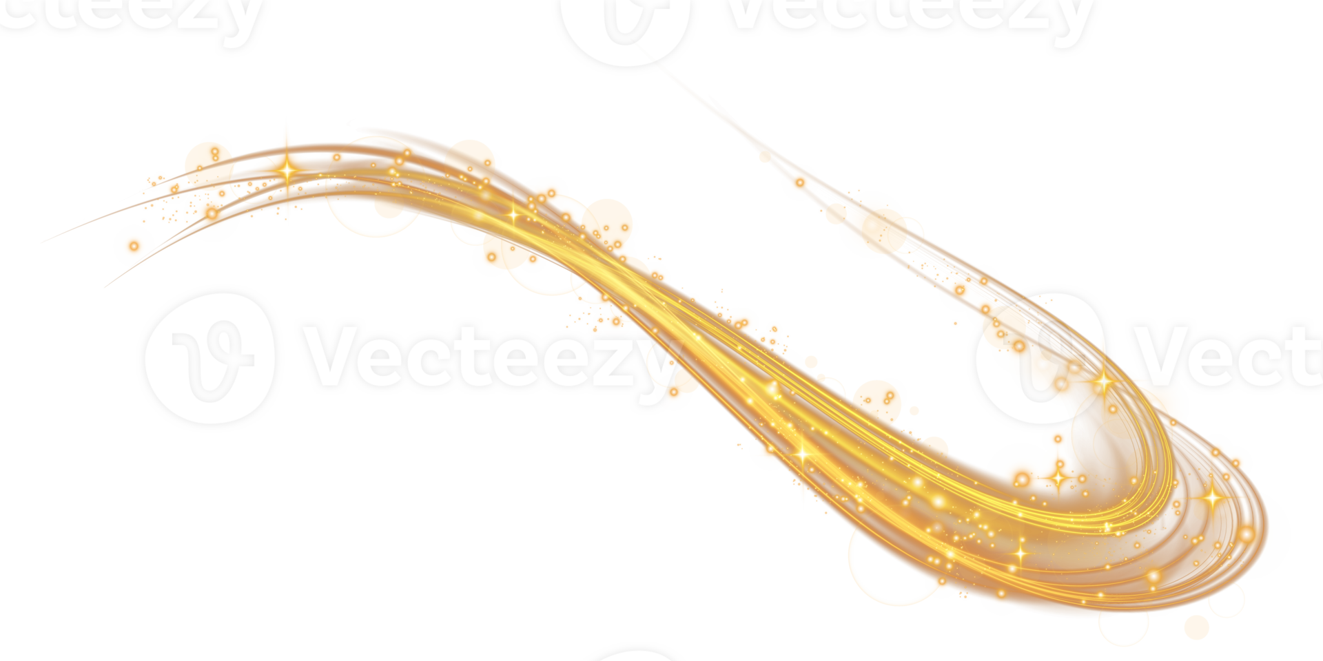 Golden glowing shiny lines effect. Luminous golden lines of speed. Light glowing effect. Light trail wave, fire path trace line and incandescence curve twirl. . Illustration number 69 png