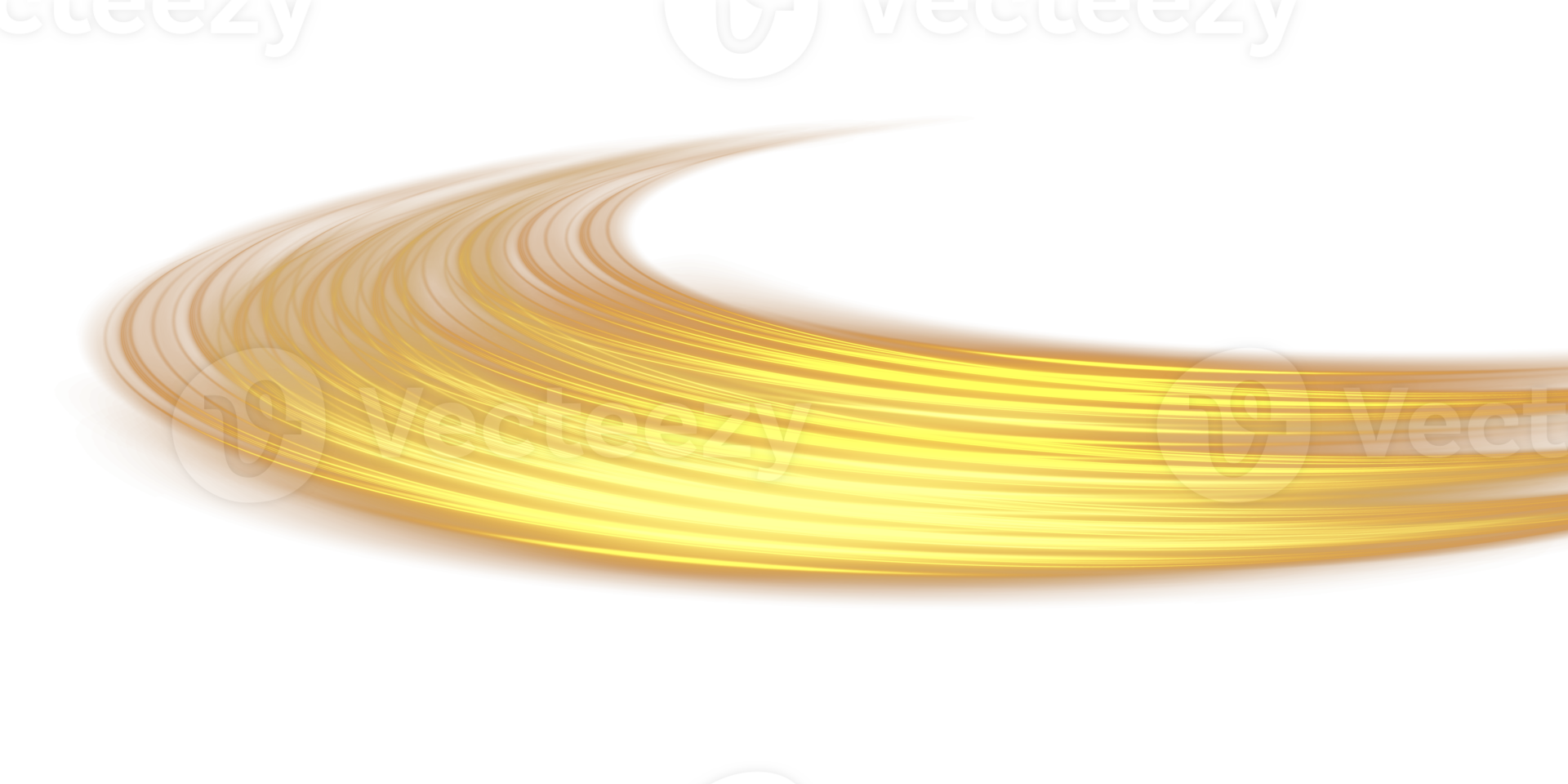 Golden glowing shiny lines effect. Luminous golden lines of speed. Light glowing effect. Light trail wave, fire path trace line and incandescence curve twirl. . Illustration number 37 png
