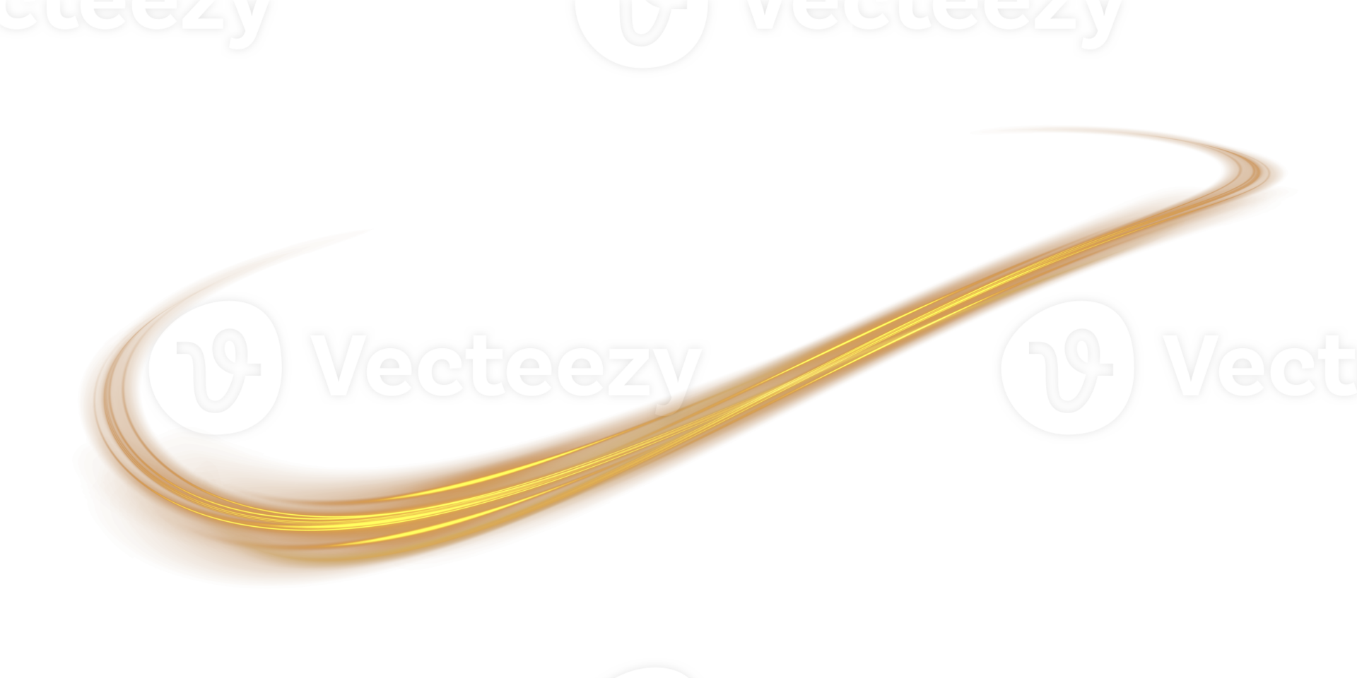 Golden glowing shiny lines effect. Luminous golden lines of speed. Light glowing effect. Light trail wave, fire path trace line and incandescence curve twirl. . Illustration number 17 png