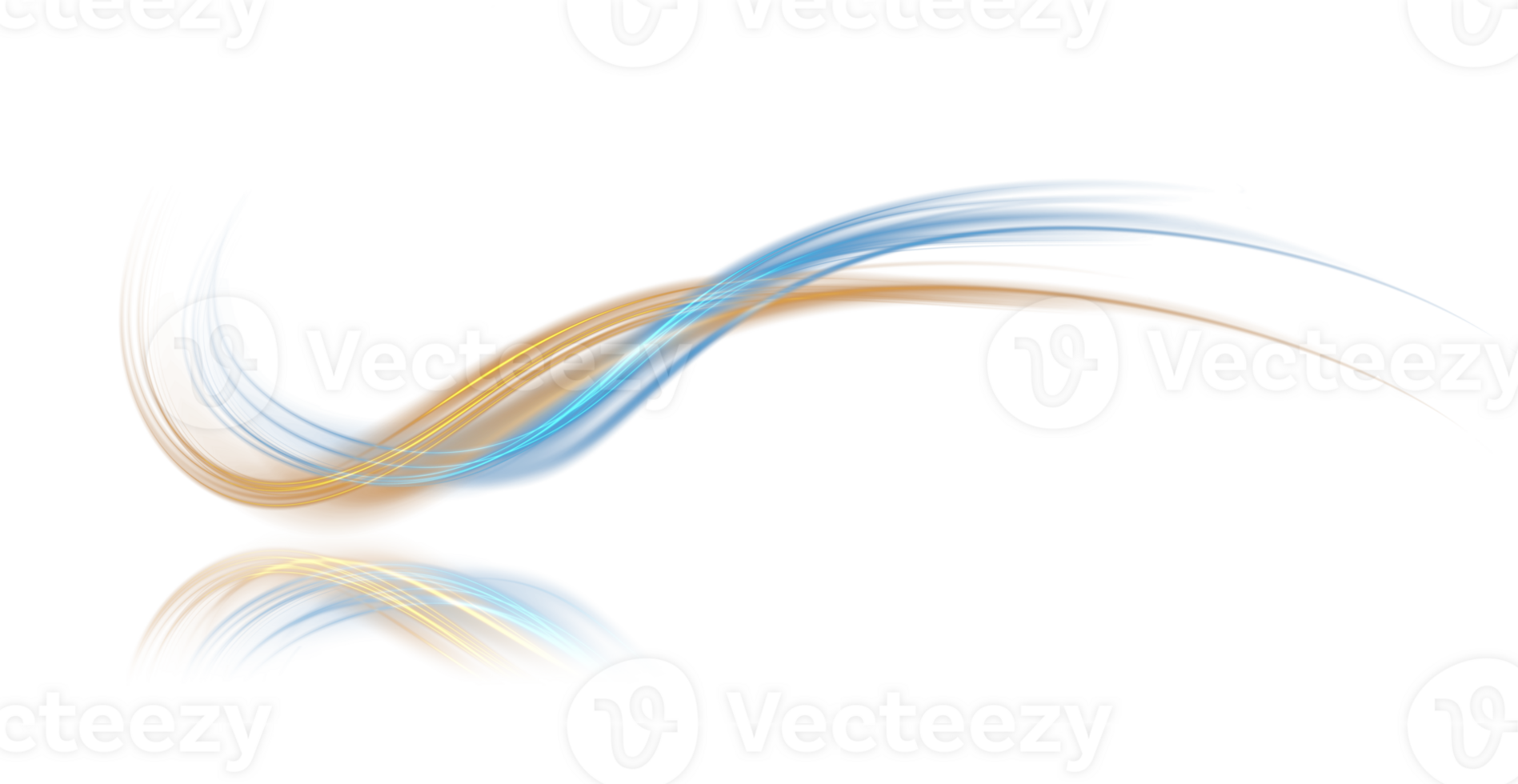 Blue and golden glowing shiny lines effect. Luminous blue and yellow lines of speed. Light glowing effect. Light trail wave, fire path trace line and incandescence curve twirl. Illustration number 3 png