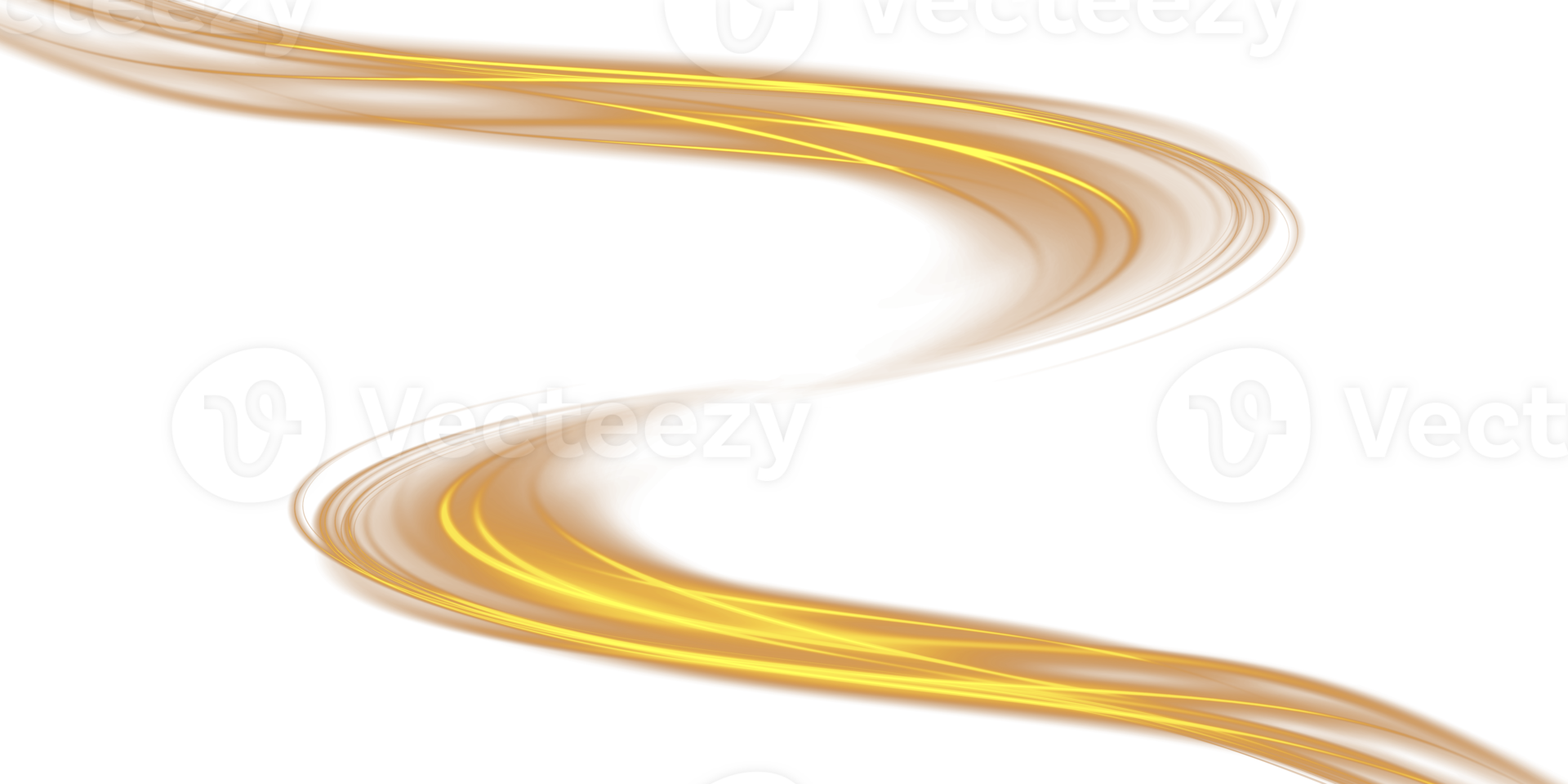 Golden glowing shiny lines effect. Luminous golden lines of speed. Light glowing effect. Light trail wave, fire path trace line and incandescence curve twirl. . Illustration number 4 png