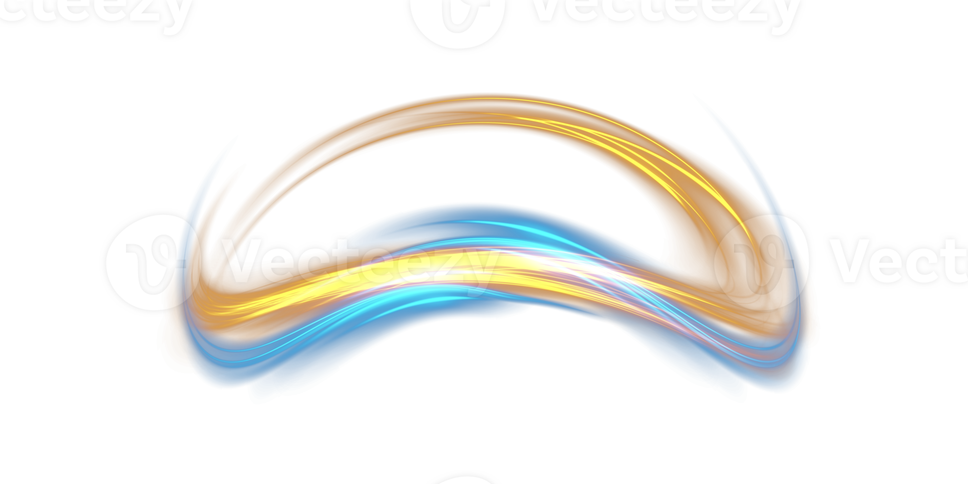 Blue and golden glowing shiny lines effect. Luminous blue and yellow lines of speed. Light glowing effect. Light trail wave, fire path trace line and incandescence curve twirl. Illustration number 2 png
