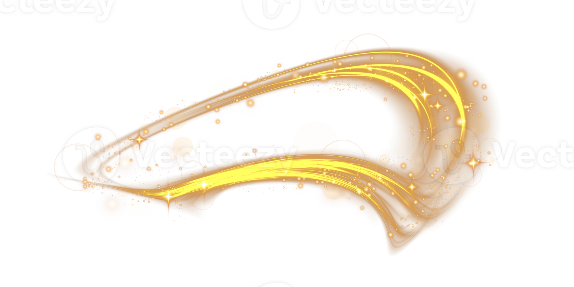 Golden glowing shiny lines effect. Luminous golden lines of speed. Light glowing effect. Light trail wave, fire path trace line and incandescence curve twirl. . Illustration number 3 png