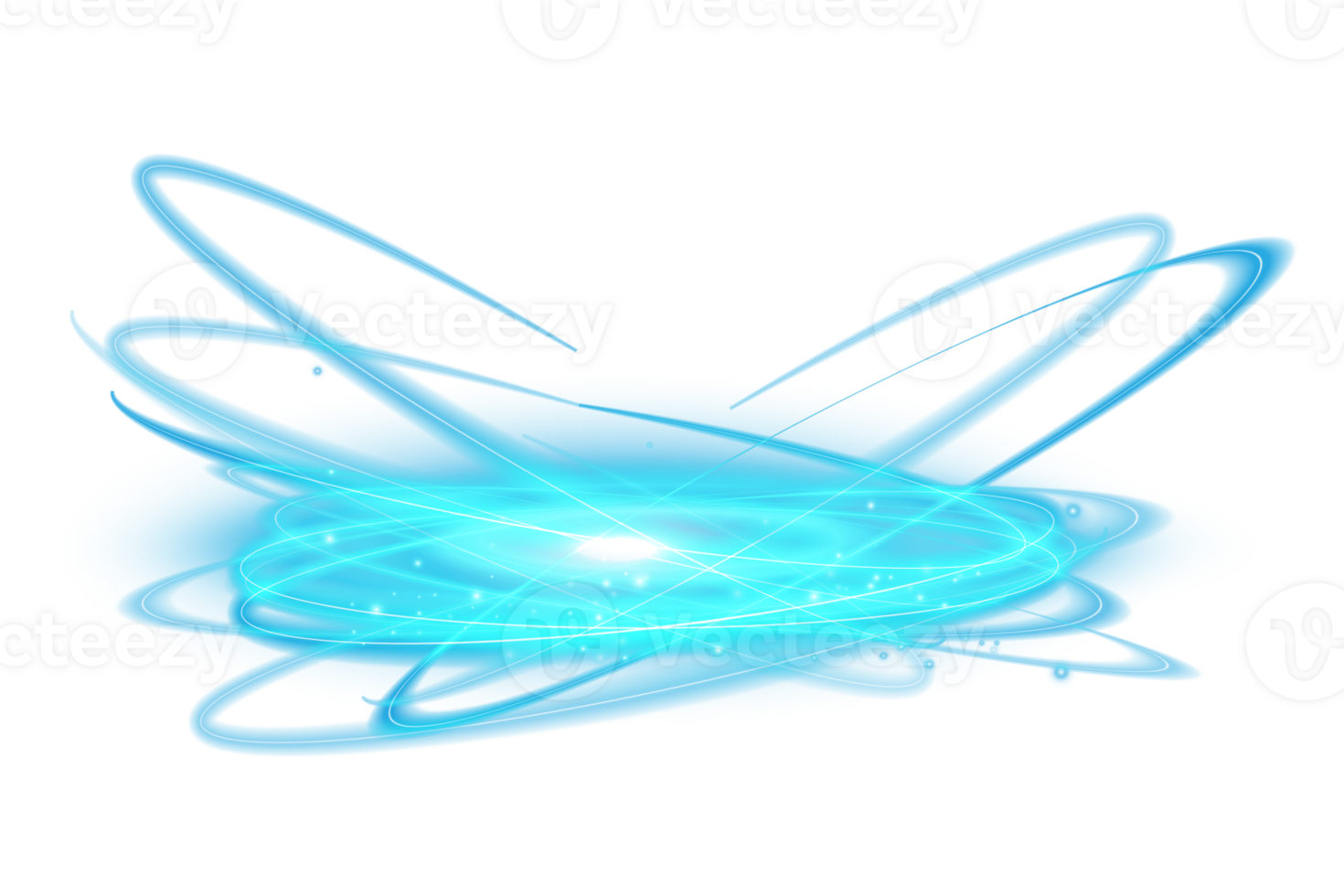 Blue magic fantasy portal. Futuristic teleport. Light effect. Blue candles rays of a night scene with spark. Empty light effect of the podium. Disco club dance floor. . Illustration number 4 png