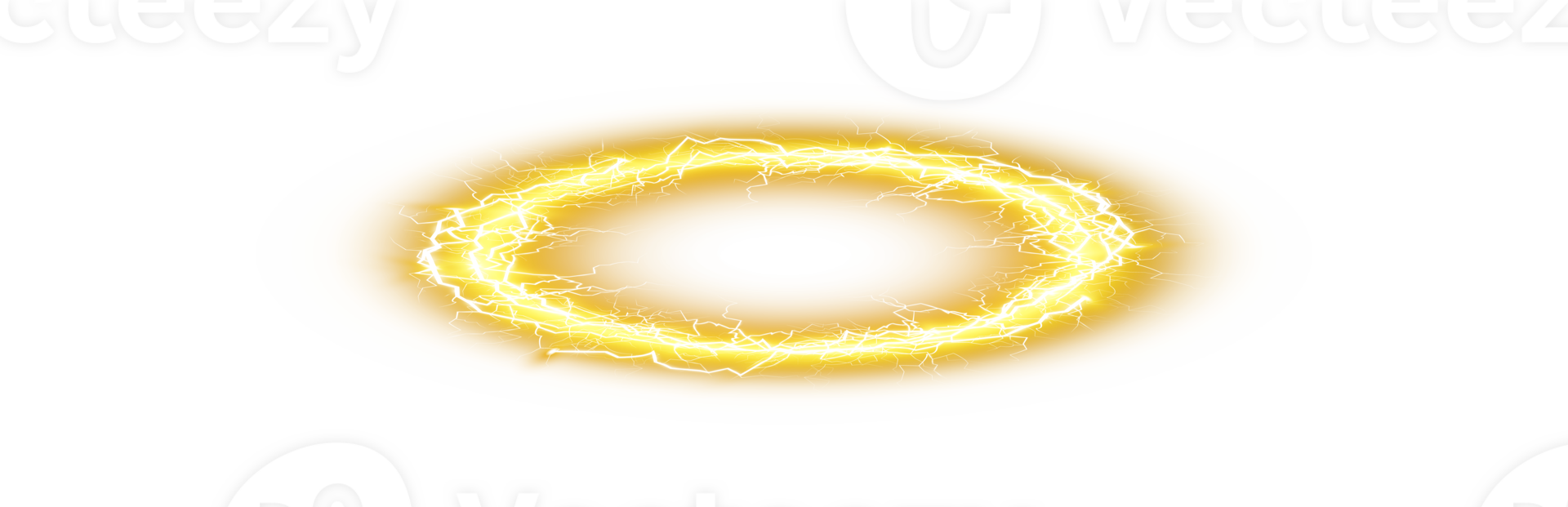 Golden Angel halo ring saint aureole icon. Holy ring angel halo with lightning. Golden nimbus circle realistic element. .Illustration number 2 png
