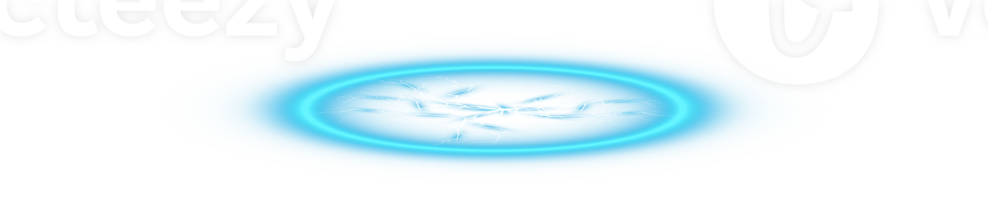 Blue Angel halo ring saint aureole icon. Holy ring angel halo with lightning. Blue nimbus circle realistic element on transparent background. . Illustration number 2 png