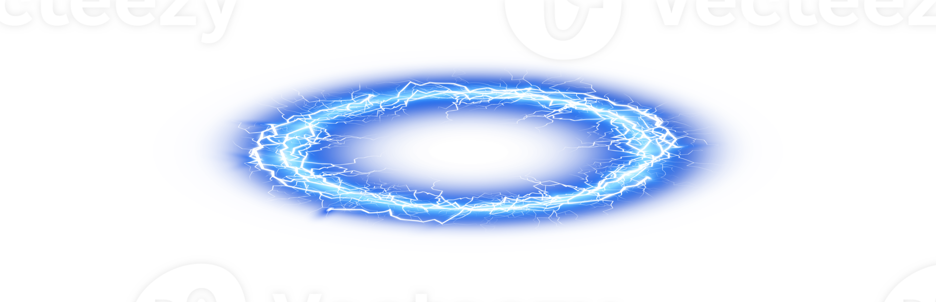Blue Angel halo ring saint aureole icon. Holy ring angel halo with lightning. Blue nimbus circle realistic element on transparent background. . Illustration number 1 png