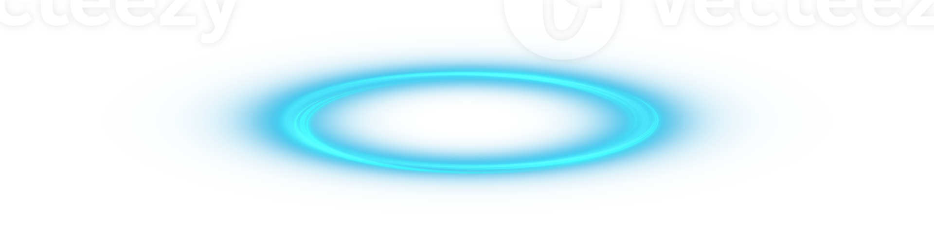 Blue halo angel ring. Light realistic halo, angel ring, Saint aureole symbol. Magic fantasy portal. Futuristic teleport.Three dimensional shiny blue nimbus. . Illustration number 59 png