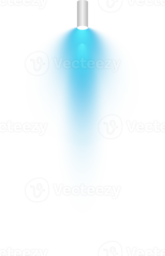 Bright blue Spotlight. Scene. Stage. Podium. Light Effects. Glow light effect. Glowing lamp. . Illustration number 453 png