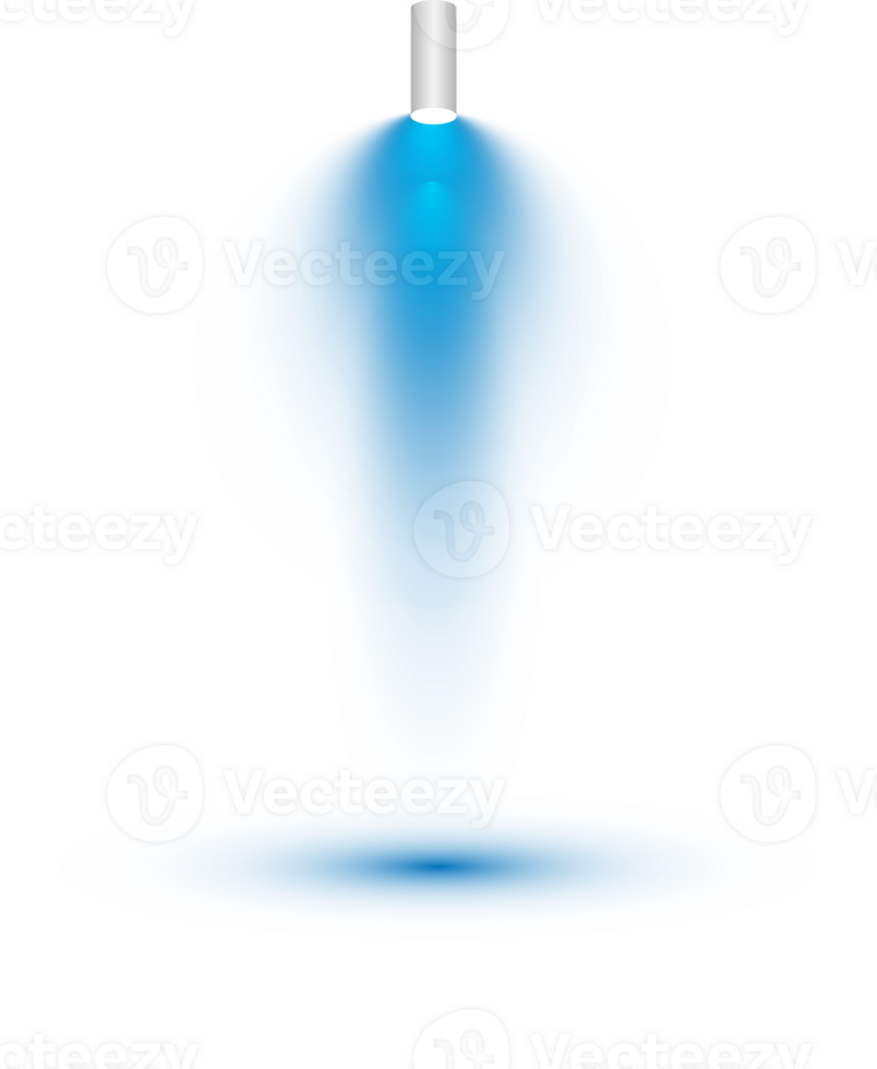 Bright blue Spotlight. Scene. Stage. Podium. Light Effects. Glow light effect. Glowing lamp. . Illustration number 451 png