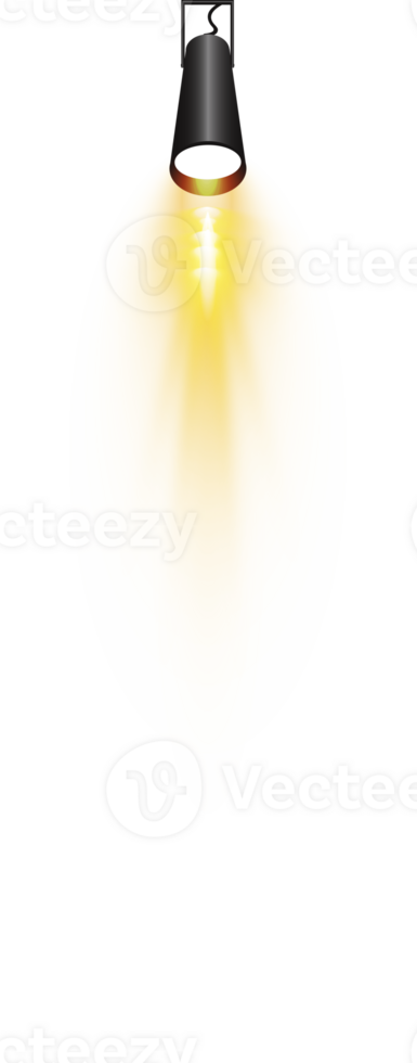 Bright Yellow or Golden Spotlight. Scene. Stage. Podium. Light Effects. Glow light effect. Glowing lamp. . Illustration number 326 png
