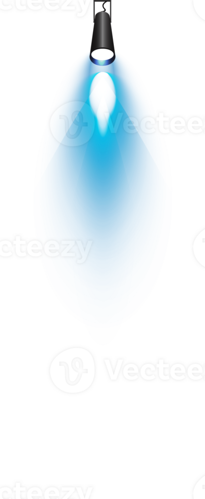 Bright blue Spotlight. Scene. Stage. Podium. Light Effects. Glow light effect. Glowing lamp. . Illustration number 424 png