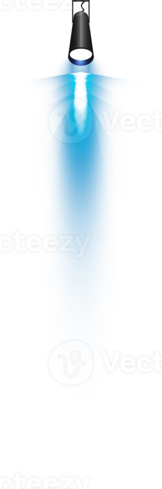 Bright blue Spotlight. Scene. Stage. Podium. Light Effects. Glow light effect. Glowing lamp. . Illustration number 412 png