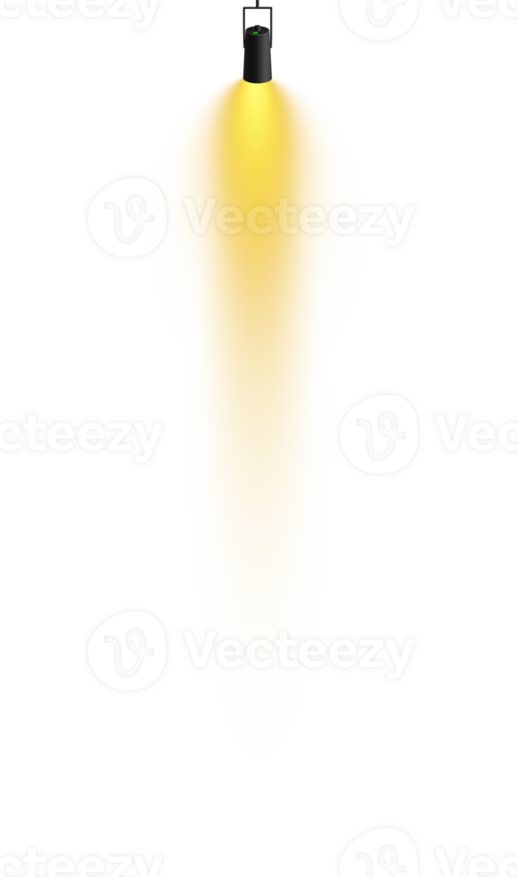 Bright Yellow or Golden Spotlight. Scene. Stage. Podium. Light Effects. Glow light effect. Glowing lamp. . Illustration number 275 png