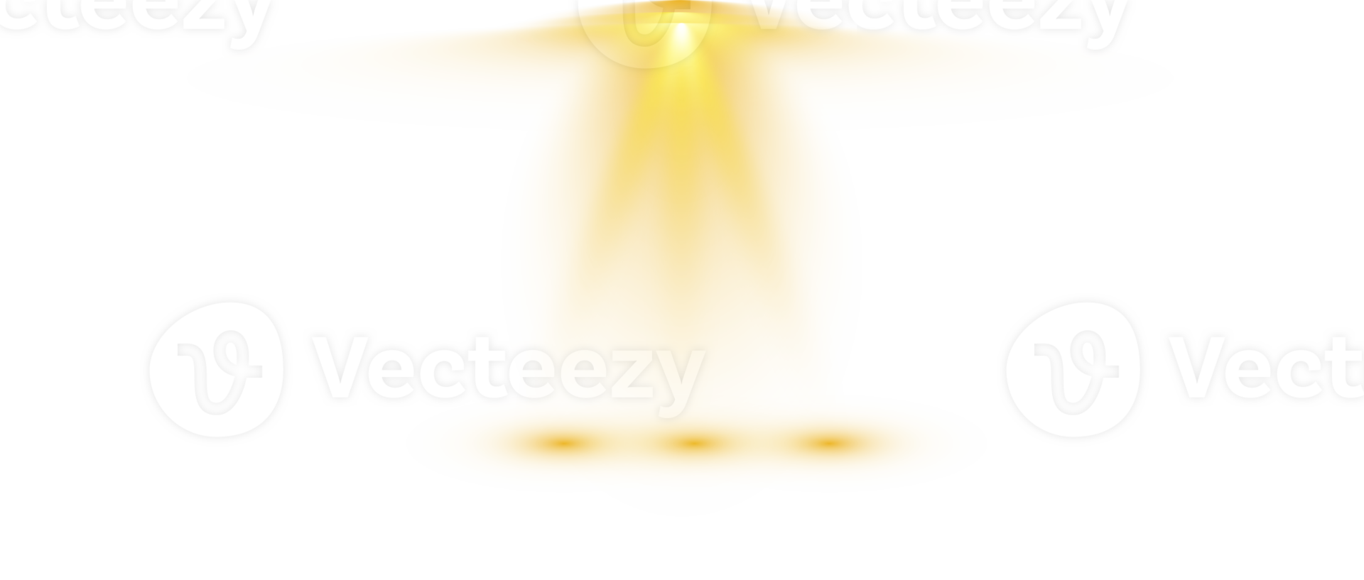 Bright Yellow or Golden Spotlight. Scene. Stage. Podium. Light Effects. Glow light effect. Glowing lamp. . Illustration number 242 png