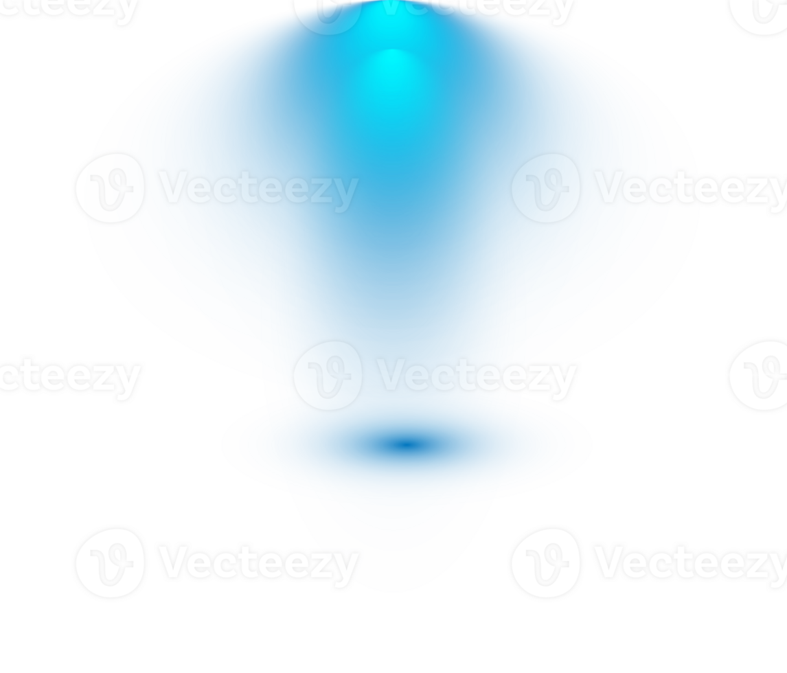 Bright blue Spotlight. Scene. Stage. Podium. Light Effects. Glow light effect. Glowing lamp. . Illustration number 259 png