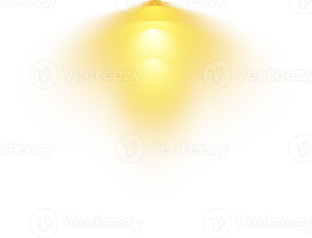Bright Yellow or Golden Spotlight. Scene. Stage. Podium. Light Effects. Glow light effect. Glowing lamp. . Illustration number 238 png