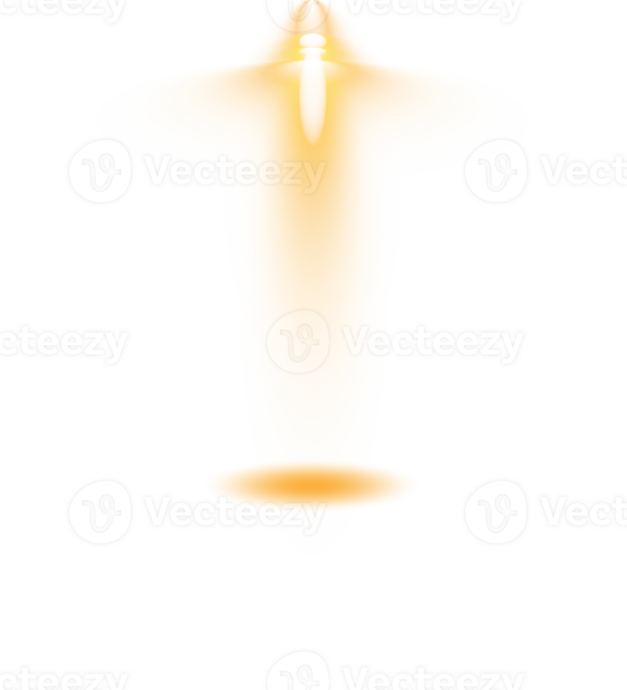 Bright Yellow or Golden Spotlight. Scene. Stage. Podium. Light Effects. Glow light effect. Glowing lamp. . Illustration number 166 png